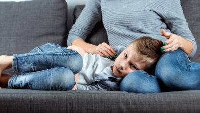 niño con dolor abdominal