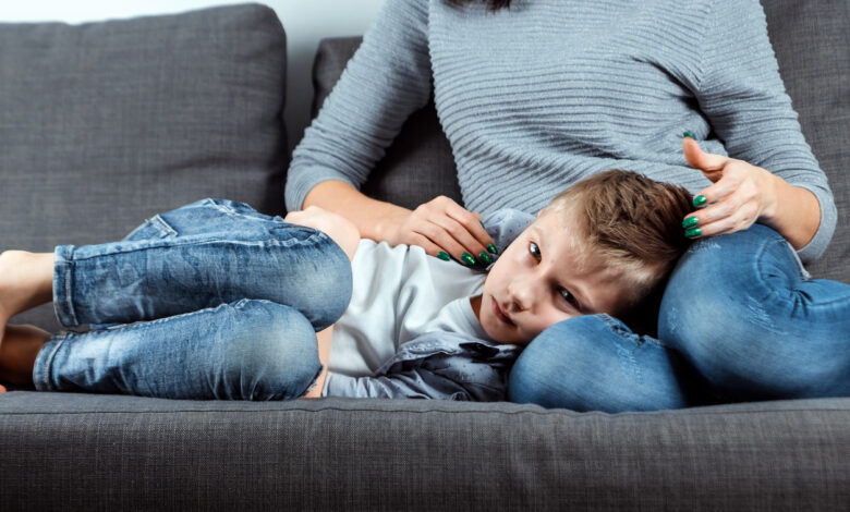 niño con dolor abdominal