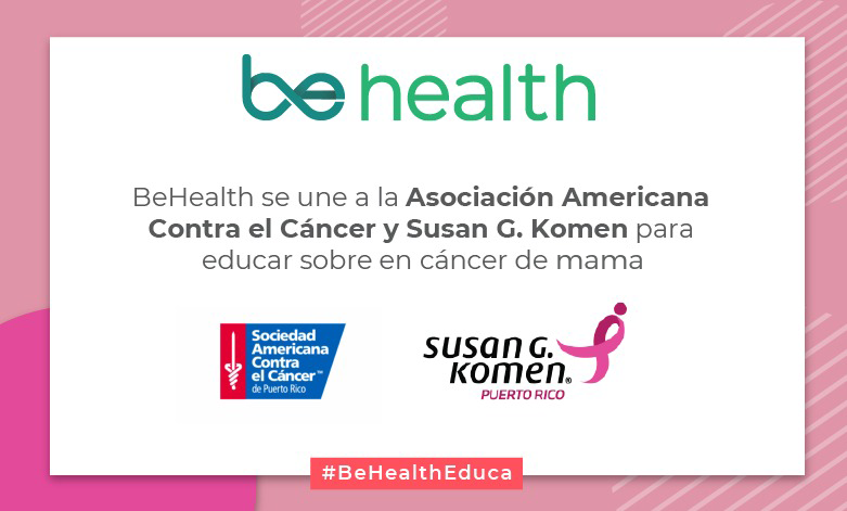 En octubre BeHealth educa sobre el cáncer de mama