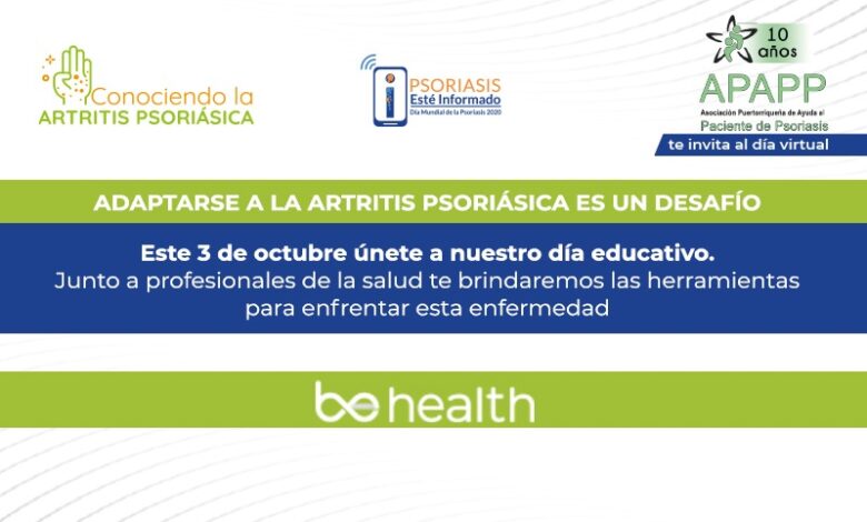 Conociendo la artritis psoriásica: espacio educativo digital liderado por BeHealth