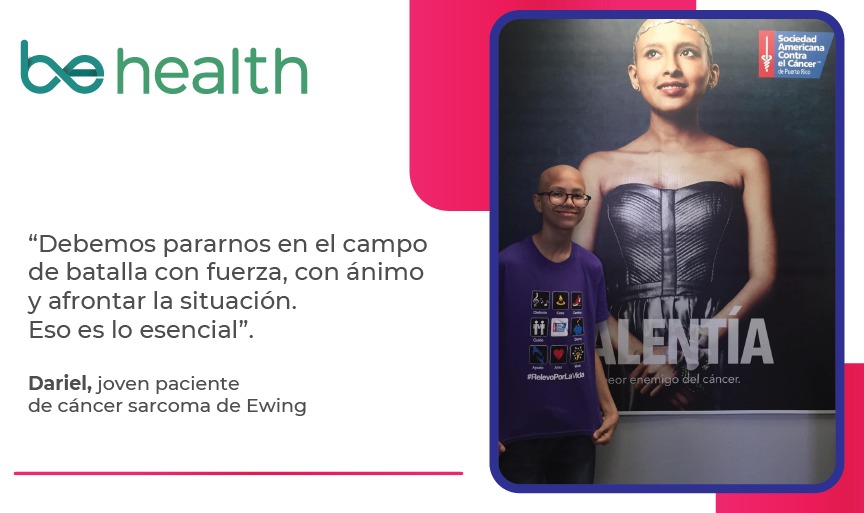 Dariel, paciente con cáncer