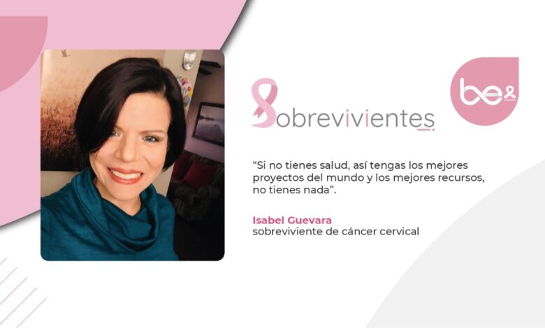Isabel Guevara, sobreviviente de cáncer