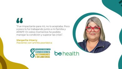 Margarita Irizarry, paciente con enfermedad psoriásica