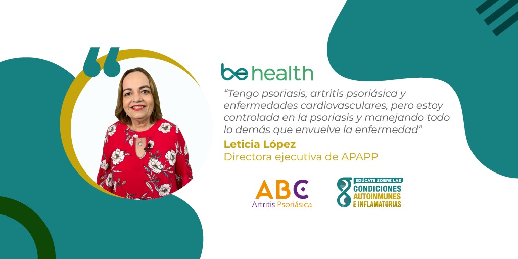 Como paciente y directora de APAPP, Leticia López busca visibilizar la enfermedad psoriásica