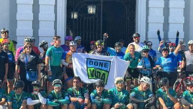 Alex DJ pedalea y recibe homenaje en “BeHealth Bike Rally"