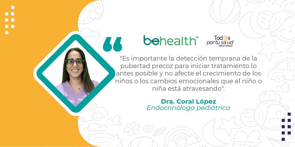 La pubertad precoz ocurre cuando el cuerpo de un niño comienza a cambiar a un cuerpo adulto demasiado pronto.