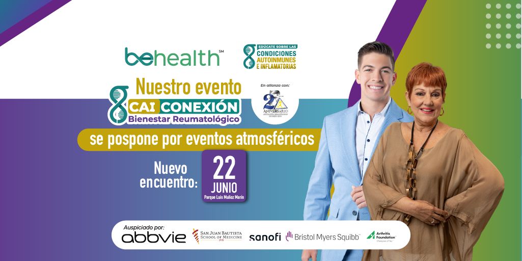 ¡Atención! Evento "CAI CONEXIÓN: Bienestar Reumatológico" reprogramado