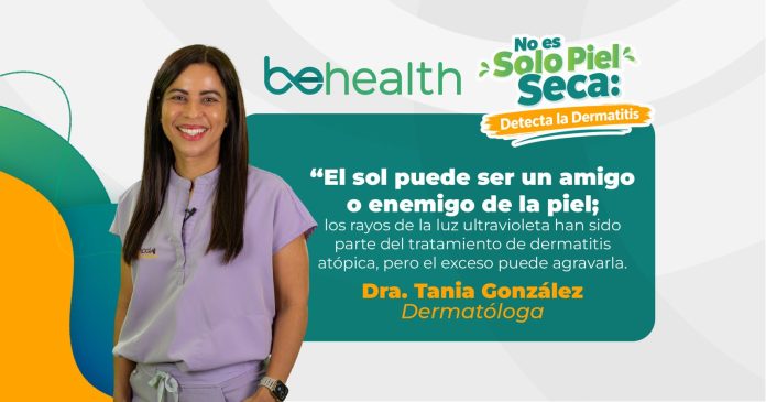 La Dra. Tania González, dermatóloga, en una entrevista con BeHealth, destacó que durante la época de calor es crucial buscar sombra.