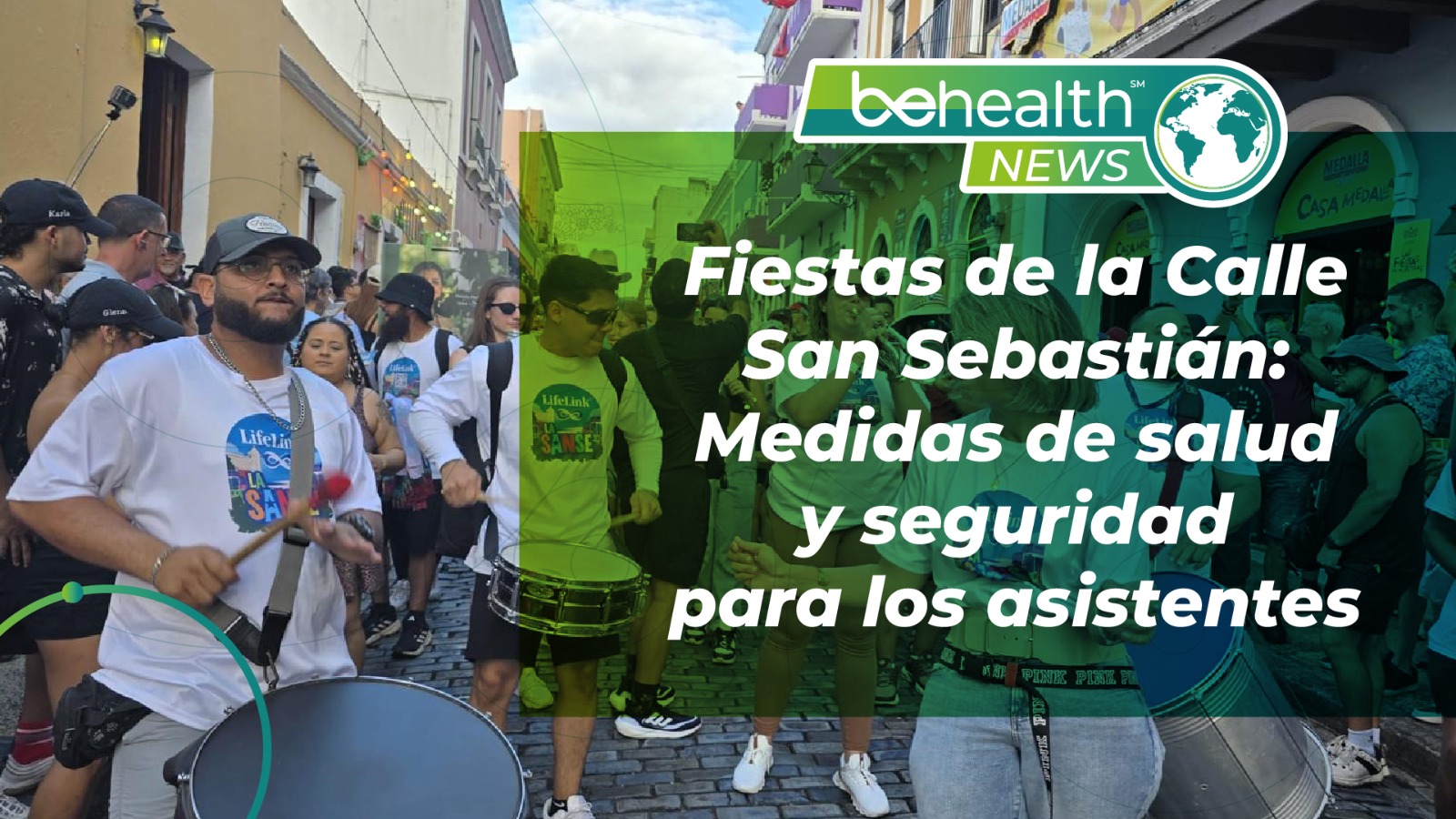 Durante las Fiestas de la Calle San Sebastián, celebradas en el Viejo San Juan, diversas organizaciones como Lifelink Puerto Rico y el Proyecto TIES unieron esfuerzos para promover el bienestar de los asistentes.