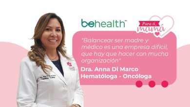 Dra. Anna Di Marco en su rol de madre y profesional de la salud