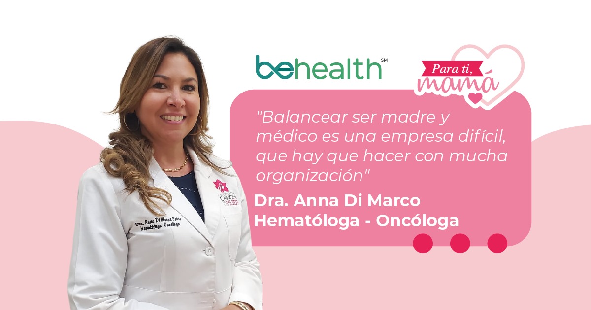 Dra. Anna Di Marco en su rol de madre y profesional de la salud
