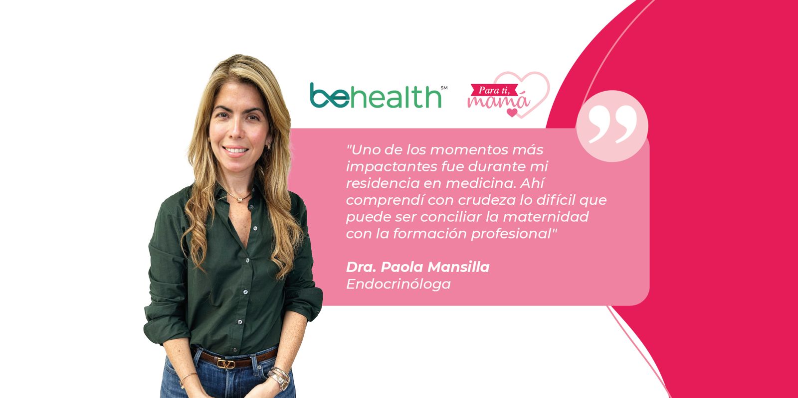 Médica y madre con propósito