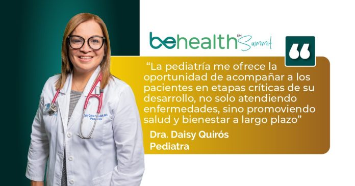 La Dra. Quirós tiene un compromiso con la salud infantil con el que busca inculcar pautas de bienestar desde temprana edad