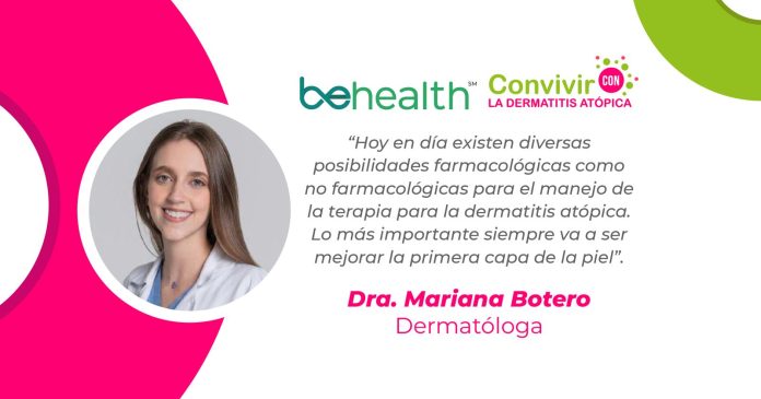 La dermatitis atópica es una enfermedad crónica que hace que la piel se inflame e irrite, causando picazón.