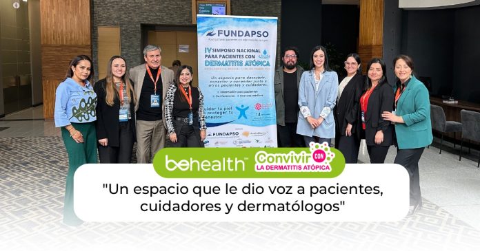 Participantes del IV Simposio Nacional compartieron experiencias y aprendizajes sobre la dermatitis atópica en Bogotá.