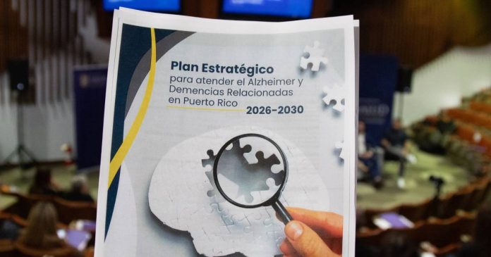 El Departamento de Salud (DS) anunció este jueves el lanzamiento del Plan Estratégico 2026-2030 para el alzhéimer y las demencias relacionadas