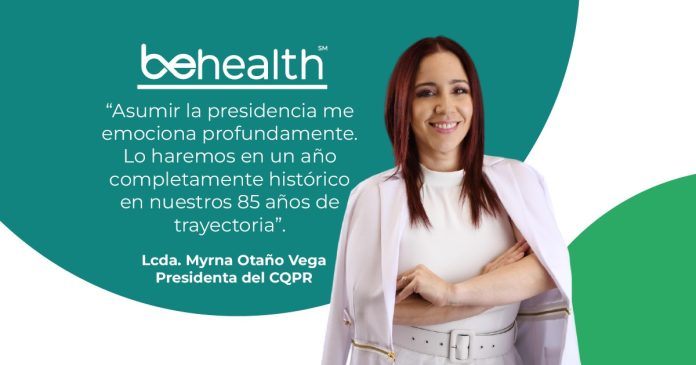 Para el aniversario 85, el Colegio de Químicos de Puerto Rico (CQPR) comunicó el inicio de la presidencia de la Lcda. Myrna Otaño Vega.