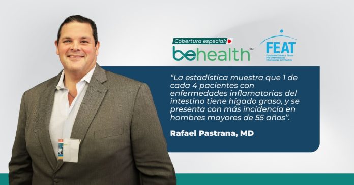 El Dr. Rafael Pastrana, MD, explicó sobre las EII y su relación con las enfermedades hepáticas, especialmente con el hígado graso.