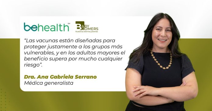 Vacunación en adultos mayores, una decisión clave para vivir con más salud y autonomía