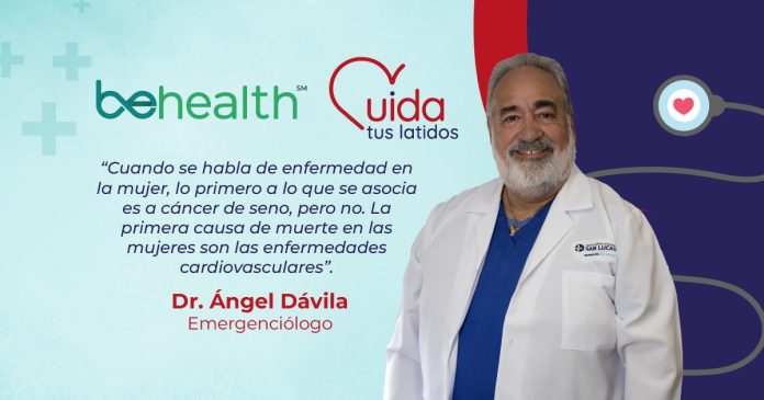 El Dr. Ángel Dávila, emergenciólogo, compartió cuáles son los factores de riesgo en la salud cardiovascular de las mujeres.