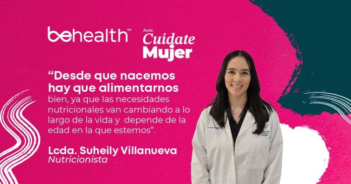 La alimentación saludable y balanceada cumple un papel fundamental en las diferentes etapas de la vida de las mujeres.