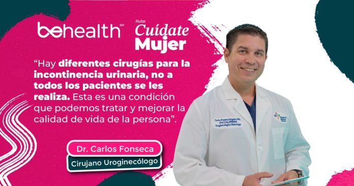 La incontinencia urinaria consiste en la pérdida involuntaria de orina, donde esta afección es más frecuente en adultos mayores.