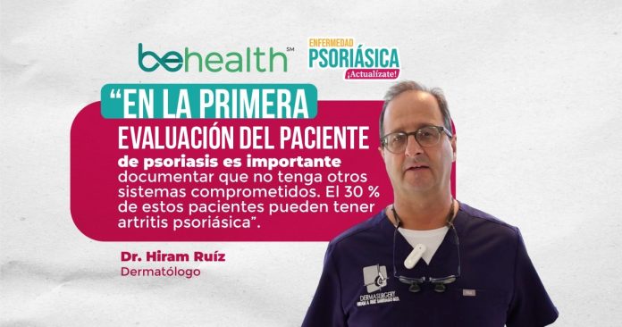 La psoriasis es una enfermedad inflamatoria crónica de la piel, no contagiosa que causa placas rojas, gruesas acompañadas de picazón o dolor.