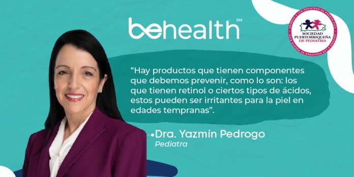 La Dra. Yazmín Pedrogo, explicó sobre la nueva tendencia utilizada en productos de belleza para niños “Sephora kids”.