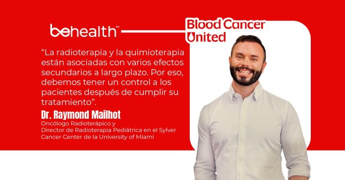 El Dr. Raymond Mailhot, habló del estudio sobre sobrevivencia de linfoma en Hodgkin’s financiado por Blood Cancer United.