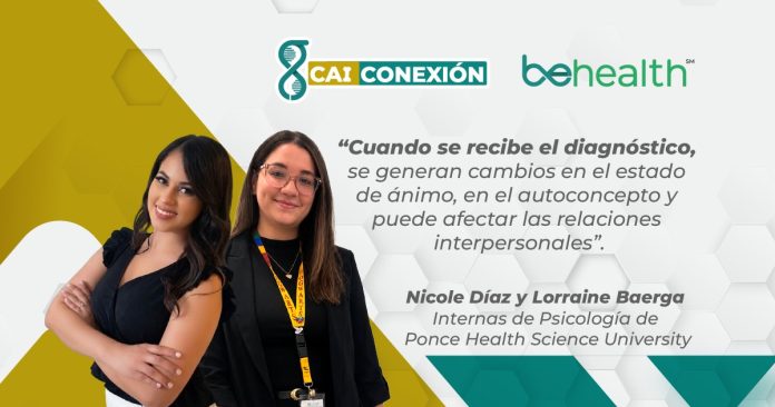 Las internas de psicología Nicole Díaz y Lorraine Baerga, explicaron cómo se pueden controlar y gestionar las emociones ante un diagnóstico.