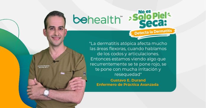 Resequedad y dermatitis en pacientes