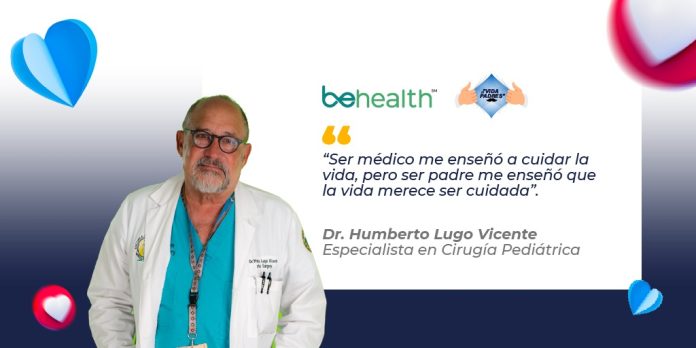 El Dr. Humberto Lugo Vicente, especialista en cirugía pediátrica y padre de 4 hijos, habló de su experiencia cómo padre y médico.