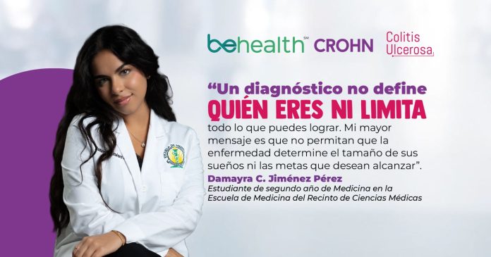 De paciente a futura médica: la historia de Damayra Jiménez y su lucha contra la enfermedad de Crohn