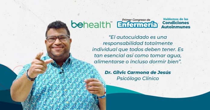 El Dr. Gilvic Carmona de Jesús, psicólogo clínico, explicó cómo se debe gestionar el autocuidado ante entornos de alta presión.