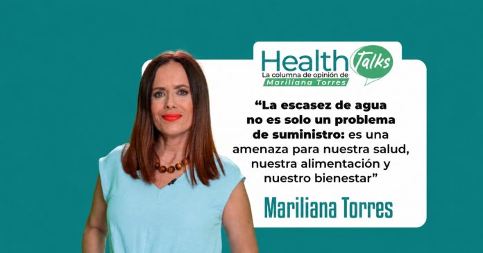 “La escasez de agua no es solo un problema de suministro: es una amenaza para nuestra salud, nuestra alimentación y nuestro bienestar”