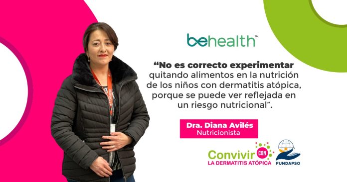 La nutrición cumple un factor esencial en la calidad de vida de las personas y más cuando padecen de condiciones cómo la dermatitis atópica.