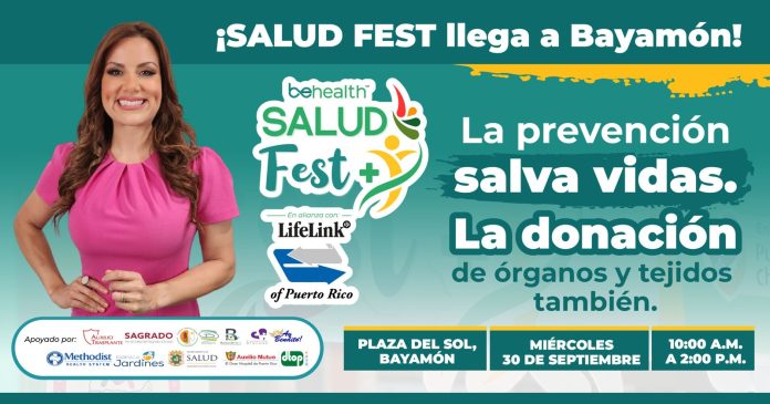 Salud Fest llega a Bayamón para cerrar su recorrido por Puerto Rico con educación sobre donación de órganos y tejidos