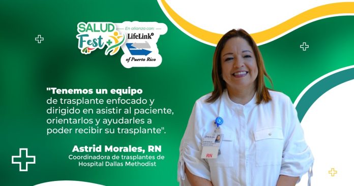 trasplante de organos para pacientes puertorriquenos Astrid Morales Methodist