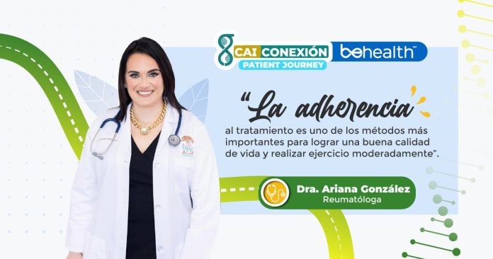 La Dra. Ariana González, reumatóloga, compartió con BeHealth la importancia de la detección temprana de los síntomas de artritis reumatoide.