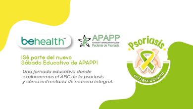 Este encuentro titulado "Psoriasis al Descubierto", estará lleno de aprendizaje e interacción y se llevará a cabo este sábado 26 de agosto a partir de las 10:00 A.M a través de la plataforma de Facebook @APAPPsoriasis y @BeHealthPR.