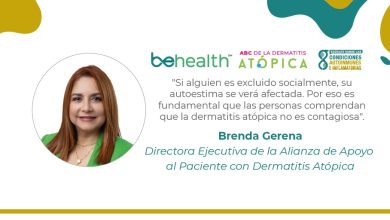 La dermatitis atópica (denominada habitualmente eczema) es una inflamación crónica y pruriginosa de las capas superficiales de la piel.