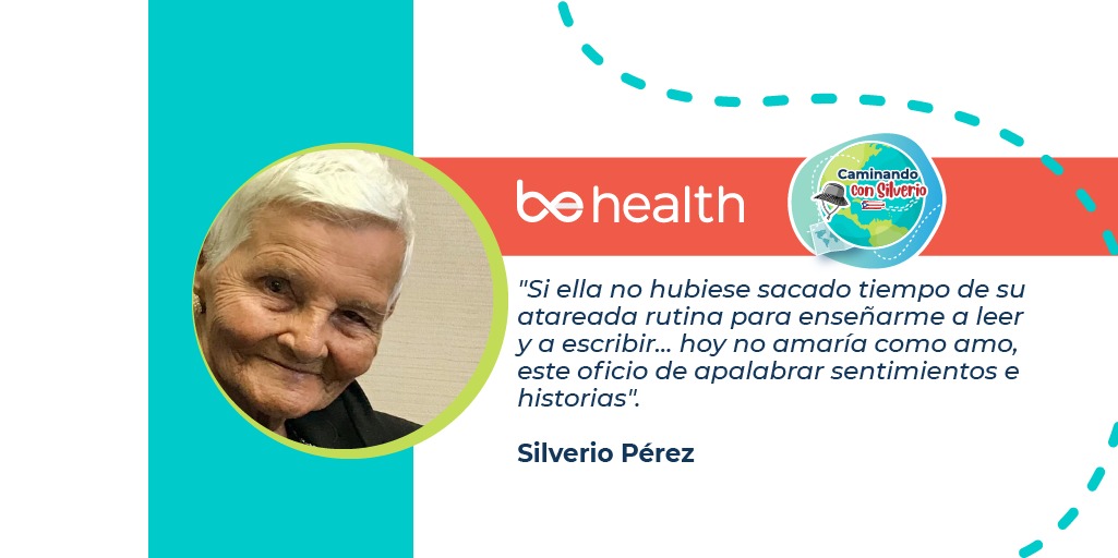 En el Día de la Mujer, Silverio compartió su homenaje a su madre, la mujer que le enseñó a apalabrar sentimientos e historias.