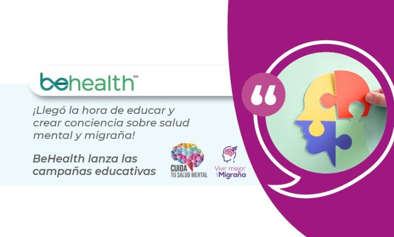 El Grupo Multimedios BeHealth anuncia el lanzamiento de dos campañas educativas enfocadas en la salud mental y migraña, que se llevarán inician en el mes de agosto y se extienden hasta diciembre de este año.