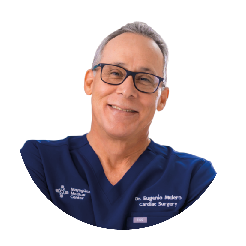 <div class="hora-video-agenda">    2:00 pm </div>   <div class="titulo-video-agenda"> Evento EAP | Enfermedad Coronaria <br /> y valvular: ¿Qué debes saber?    </div>     <div class="info-video-agenda">  <div class="nombre-video-agenda">   Dr. Eugenio Mulero Portela<br/> Cirujano cardio torácico y <br/>director de los servicios de cirugía cardiovascular<br/> (Mayaguez Medical Center)</div>