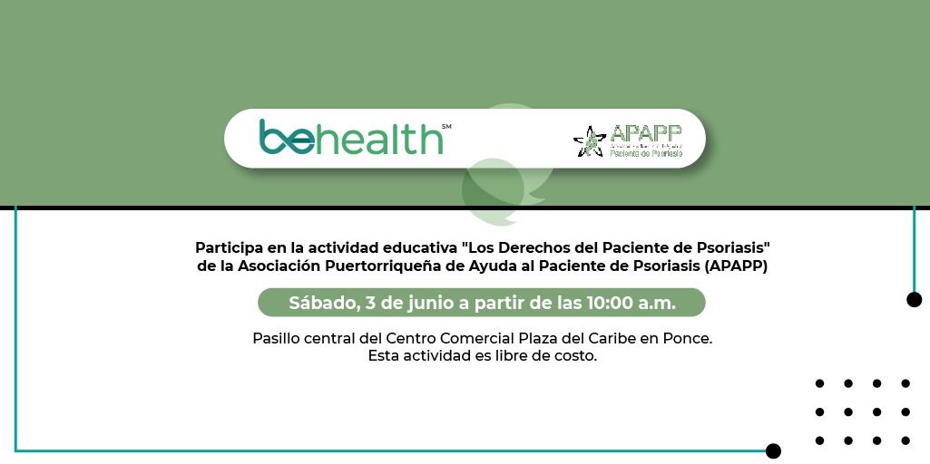 Celebrarán evento educativo sobre los derechos de los pacientes con psoriasis