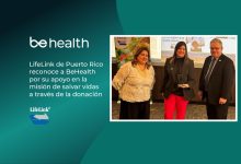 LifeLink de Puerto Rico reconoce a BeHealth por su apoyo en la misión de salvar vidas a través de la donación