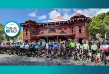 Más de 200 ciclistas pedalean en el BeHealth Bike Rally