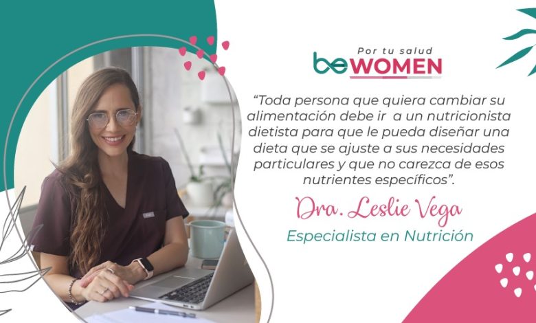 La doctora Vega decidió enfocarse en la nutrición después de su propio diagnóstico de endometriosis.