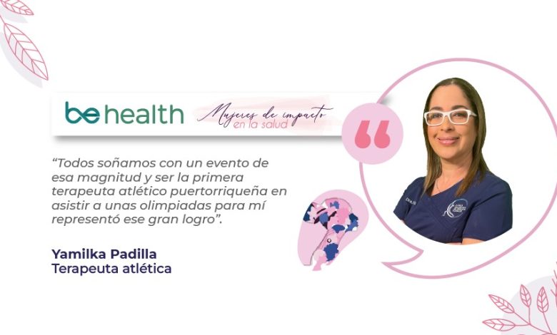 Yamilka Padilla se corona como la primera terapeuta atletica boricua en participar en una olimpiadas